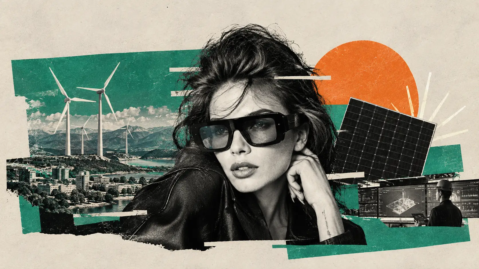 Gafas de realidad aumentada Snap Specs con montura negra y su estuche de carga con conectividad móvil, sobre composición de diseño.